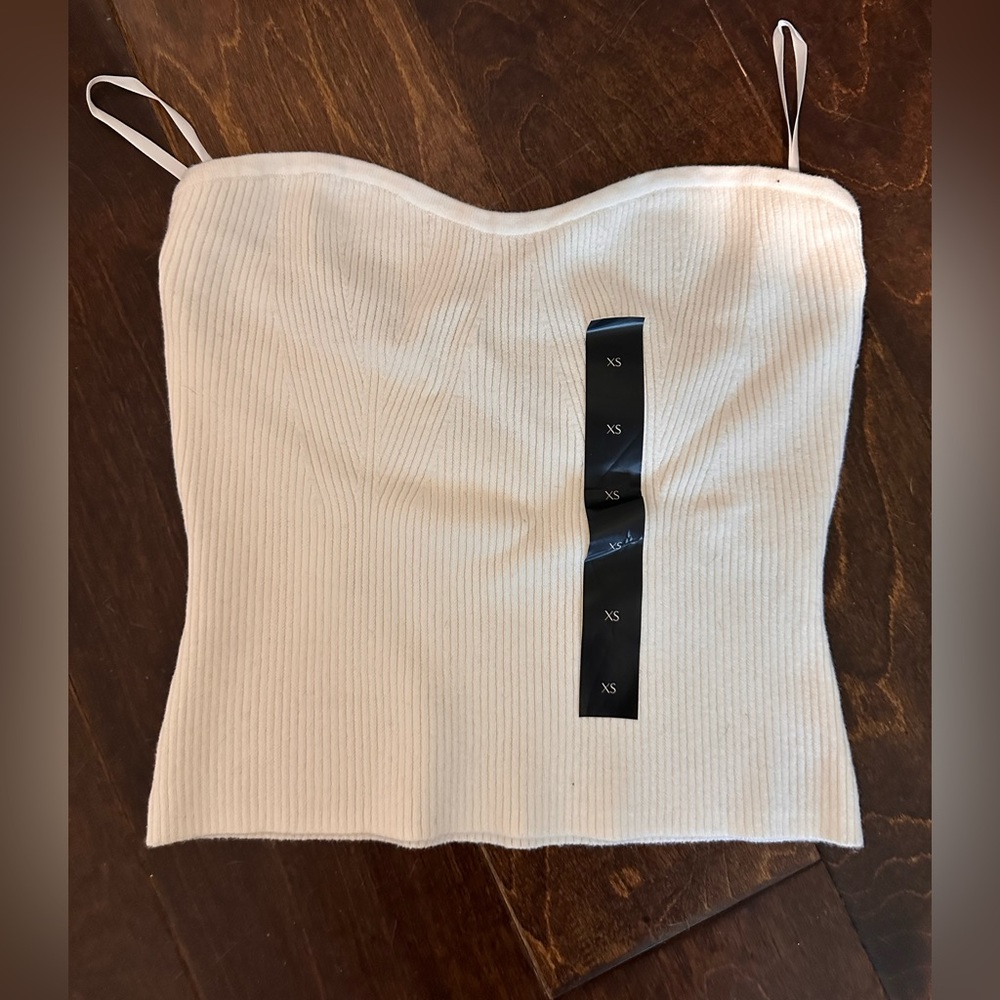 Banana republic xs knit strapless tube top